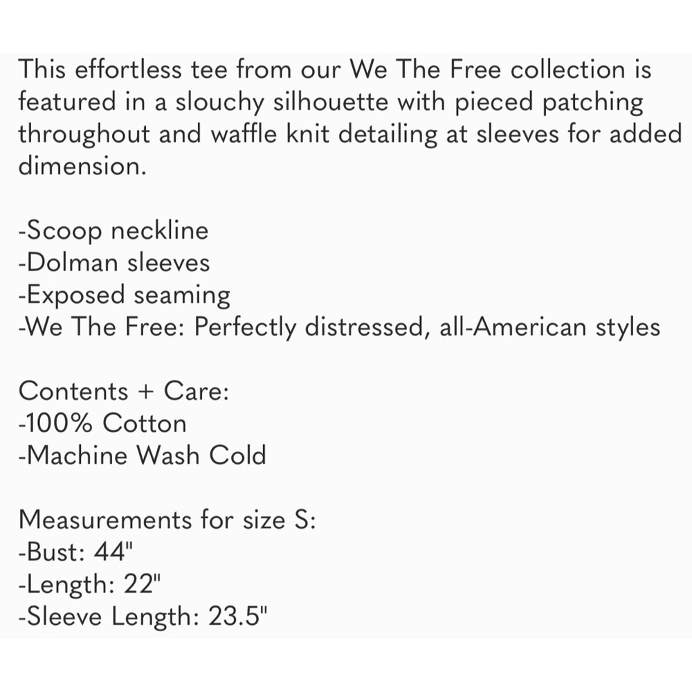 Free People 5 Star Tee / Sweet Cinnamon NWT SZ XL - Picture 14 of 14